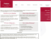 Tablet Screenshot of palabos.org